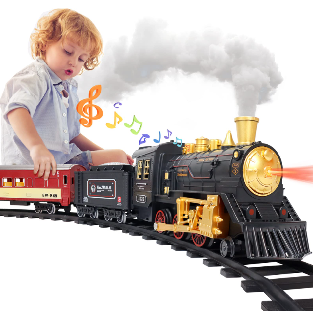 Electric Train Toy Set