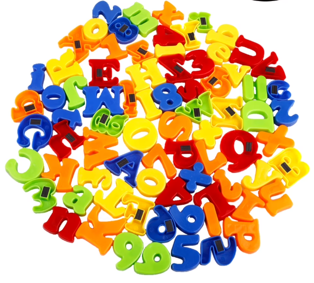 Magnetic Letters and Numbers Set