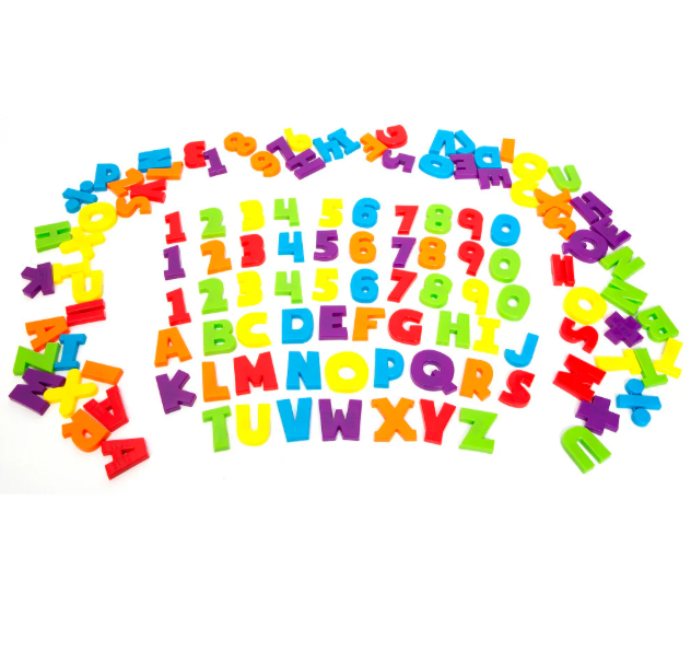 Magnetic Letters and Numbers Set for Kids